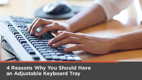 Top ergonomic accessories: adjustable keyboard trays