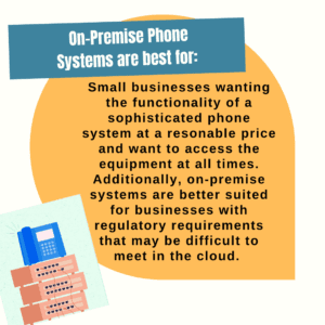 Describes the kind of businesses that benefit from on-premise phone systems