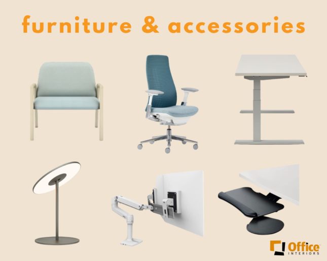 ergonomic office furniture and accessories for accessibility
