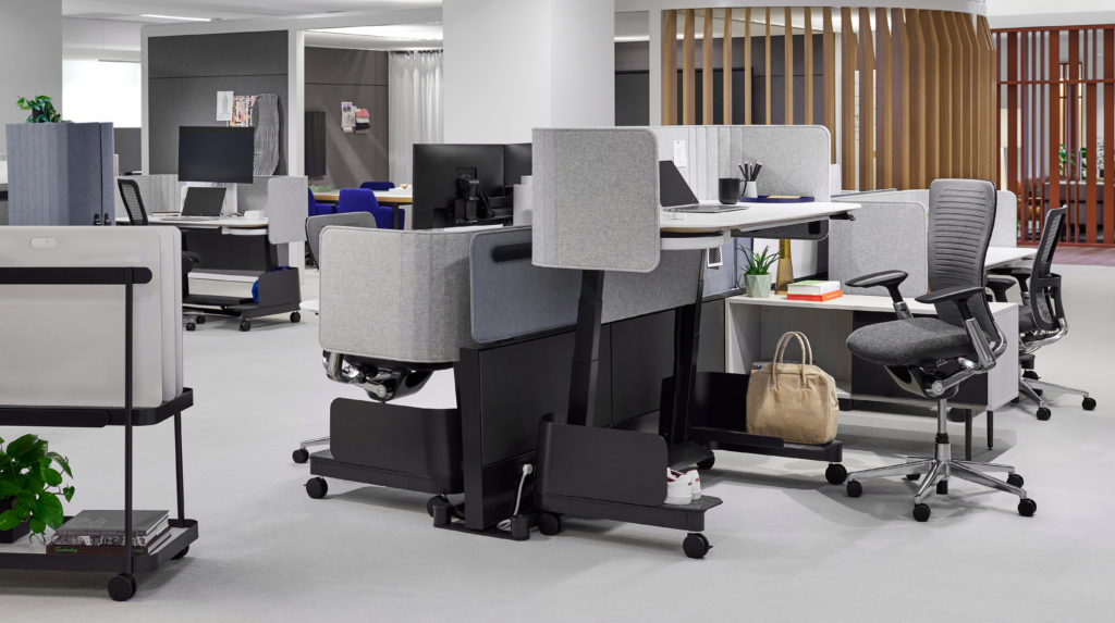 Haworth Compose Echo Workstations with the Zody II task chair